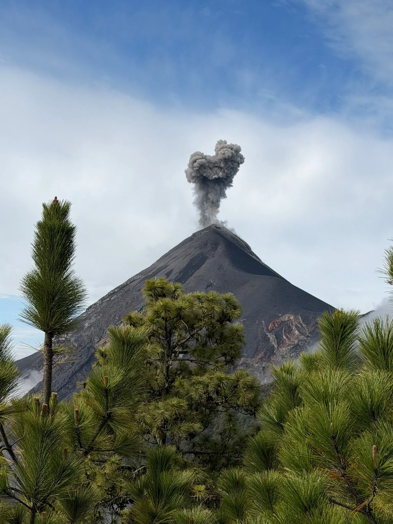 Mountaineer on the summits of Guatemala